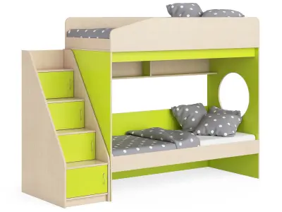 Legenda K10 with LY10 childrens modular bed 3D model