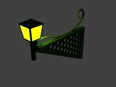 Wall Lamp 1 3D model