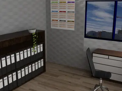 Building office 3D model