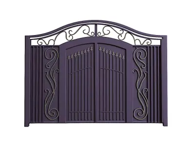 Iron door 3D model