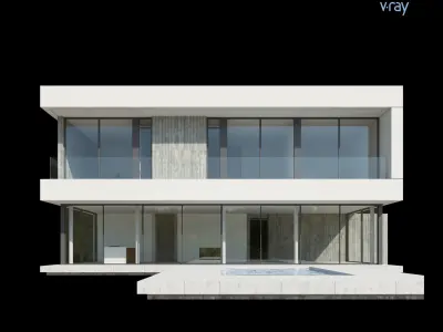 Modern Villa Design 020 3D model