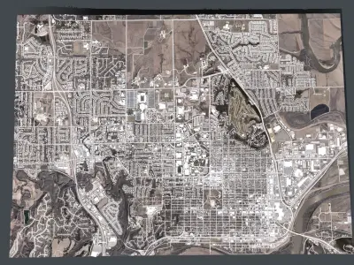 Cityscape  Saint Louis Missouri USA 3D model