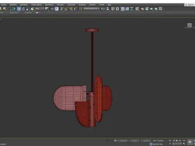 GEOMETRIC TASK pendant Low-poly 3D model