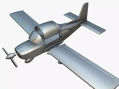 Grumman AA-5B Tiger - 3D Printable Model 3D print model