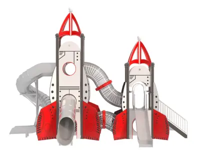 Playground for children 09 3D model