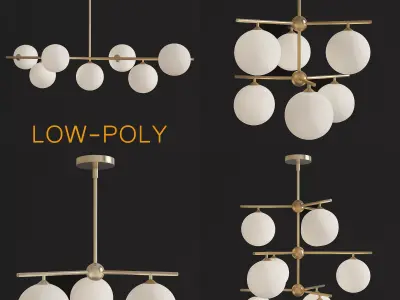 Maytoni Avola Celing Light 3d model Low-poly 3D model