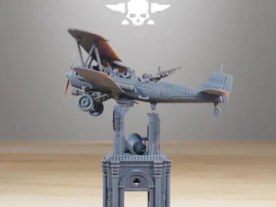 GrimGuard SF-14A Biplane 3D print model