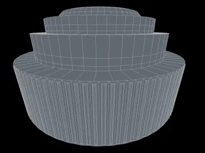 Sci Fi Room Low-poly 3D model