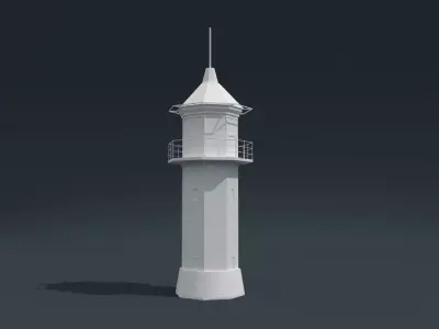 Yalta Lighthouse 3D model