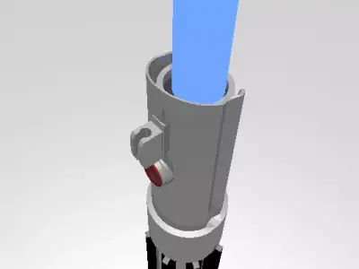 Skywalkers-Leaser-Sword pencil Low-poly 3D model