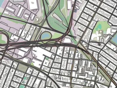 Cityscape  Jersey City New Jersey USA 3D model