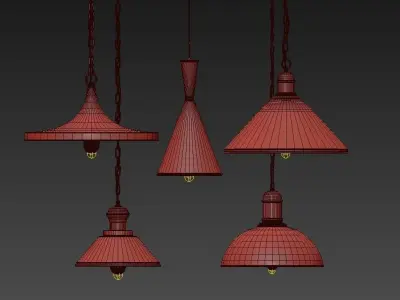 PENDANT SET 17 3D model