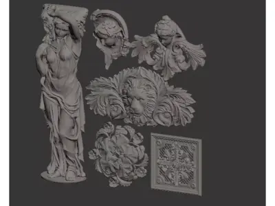 European classical style decoration Texture