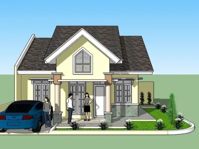 Family House 3D model