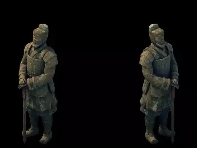 Game Model - Tomb of the Terracotta Warriors 02 3D model