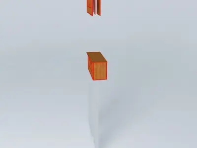 Portable Desk Free 3D model