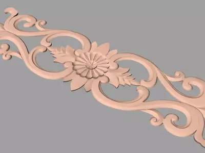 3D carved model furniture 3D design used for artcam aspire E792 3D model