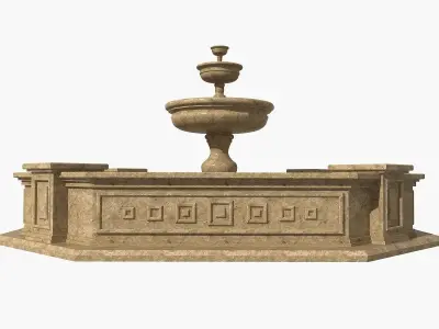 Fountain 07 3D model