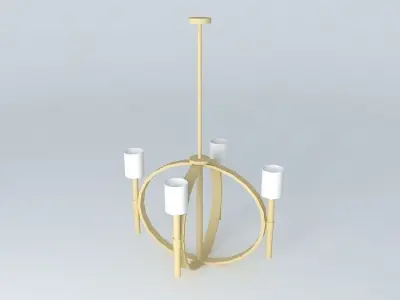 Hinkley Lighting Margeaux 5 Light Chandelier Free 3D model