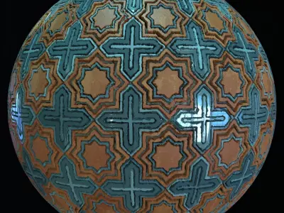 Tile persian Texture