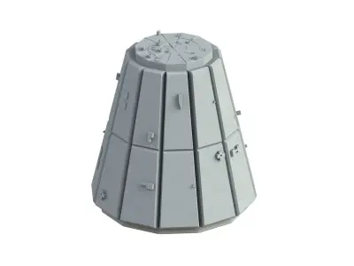 Sci Fi Object No 2869 Low Poly Low-poly 3D model