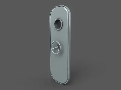 Pressurized Door Low-poly 3D model