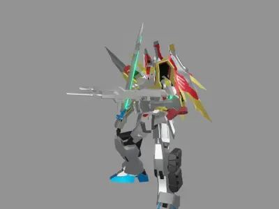 The Mecha Attacker 18 3D model