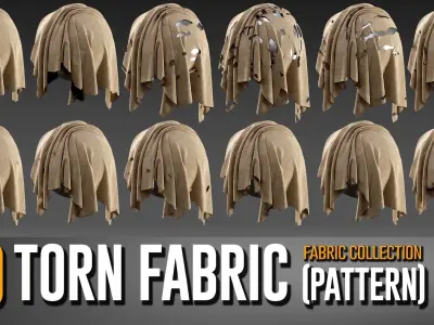 40 Torn fabric Collection- VOL 04 Texture