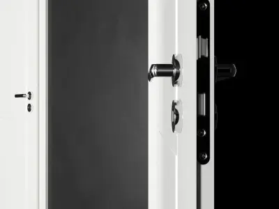PS Modern Door Series 3 Low-poly 3D model