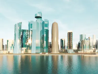 Doha City Qatar 3D model
