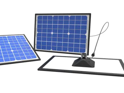 Solar Panel 15 W Free 3D model
