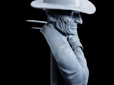 FREDDY KRUEGER BUST Free 3D print model