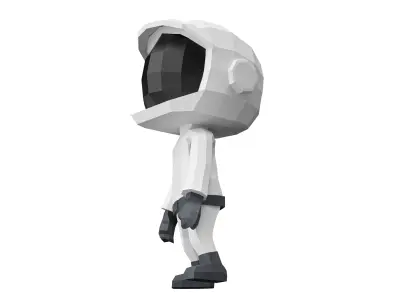 Low-Poly SPACESUIT Low-poly 3D model