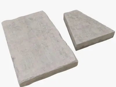 Old concrete 3D model