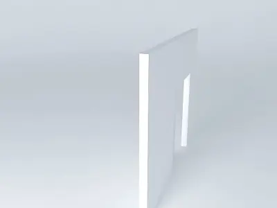 sliding door with pulley Free 3D model