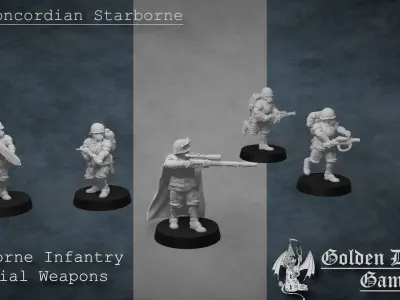 Starborne Infantry 3D print model