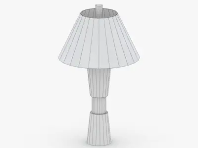 1368 - Table Lamp Low-poly 3D model