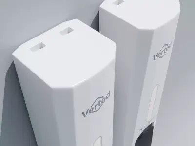 Modern Wall Mounted Soap Dispenser 3D model