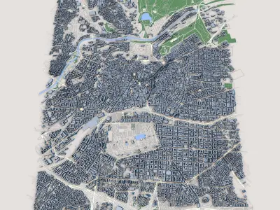 Madrid City Spain 3D model