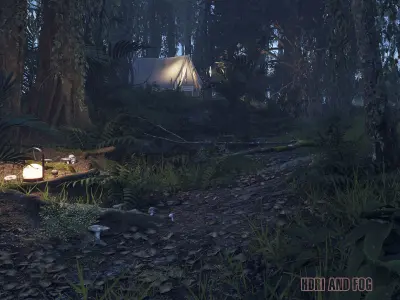 The Forest - Full Model Sketchup - V-ray Render 3D model