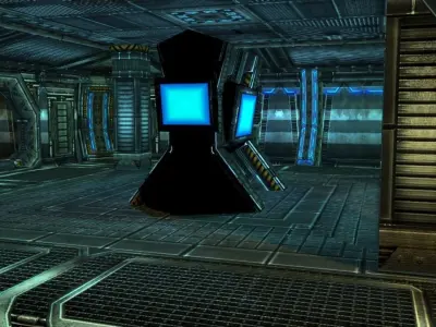 Sci-Fi Game Level 3D Model  Low-poly 3D model