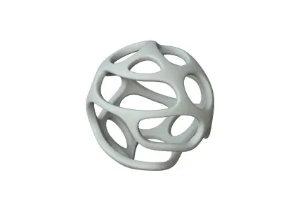 SciFi Cube Object No 43431 Low Poly Shape Texture