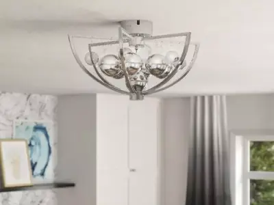 Margarita Light Semi Flush Mount 3D model