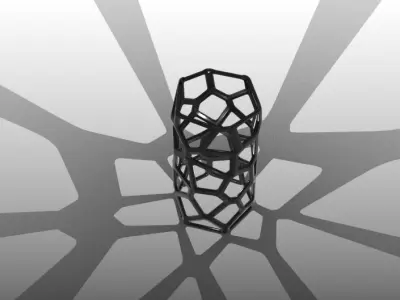 Voronoi lamp 3D print model