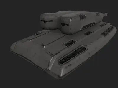 Scifi Tank 3D model