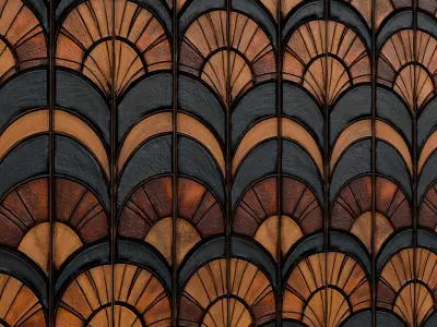 Wooden Wall Panel VOL01  4K Seamless PNG PBR Textures Texture