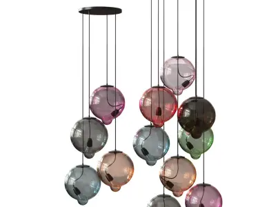 Meltdown Pendant Lamp 3D model