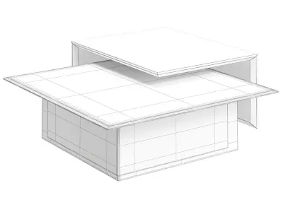 CENTER TABLE ROBERT Low-poly 3D model