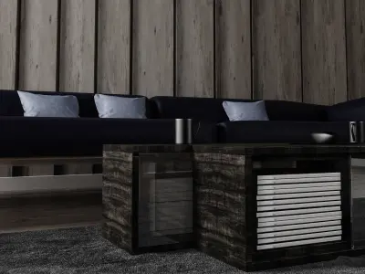 Sofa Set - Home Furniture 10 3D model