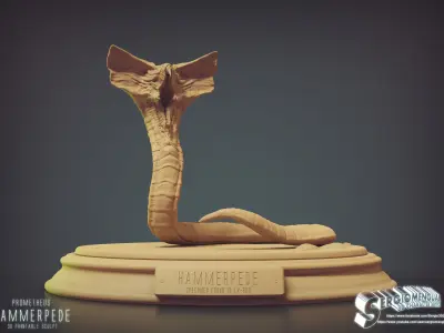 Alien Prometheus Hammerpede 3D Printable Sculpt 3D print model